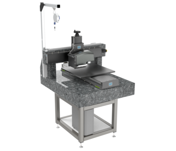 XYZ positioning system for automated inline wafer inspection e.g. layer thickness measurement | travels in XY up to 650 mm, Z 100 mm XYZ positioning system for automated inline wafer inspection e.g. layer thickness measurement | travels in XY up to 650 mm, Z 100 mm