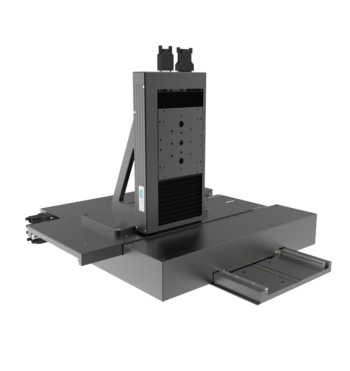XYZ system for inspection and quality control | XY DC motor, cross roller| Z DC motor, ball screw, linear measuring system XYZ system for inspection and quality control | XY DC motor, cross roller| Z DC motor, ball screw, linear measuring system
