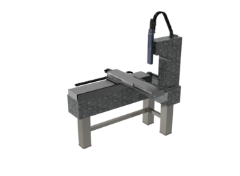XYZ industrial portal (positioning in case of dust, radiation, temperature) | profile rail, ball screw drive, AC servo | Travel 1000 x 600 x 100 mm XYZ industrial portal (positioning in case of dust, radiation, temperature) | profile rail, ball screw drive, AC servo | Travel 1000 x 600 x 100 mm