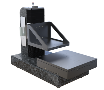 XYZ Positioning System with XY Stage (cleanroom ISO 6) | XY cross roller, ball screw, stepper motor | Z lead screw | travel 305 x 305 x 200 mm XYZ Positioning System with XY Stage (cleanroom ISO 6) | XY cross roller, ball screw, stepper motor | Z lead screw | travel 305 x 305 x 200 mm