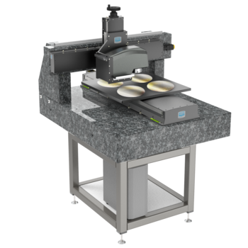 XYZ Positioniersystem für die automatisierte Inline Wafer Inspektion z.B. Schichtdickenmessung | Hub 650 x 650 x 100 mm