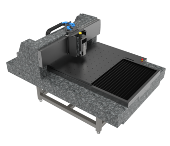 XXL XYZ Portal with Vacuum Chuck | XY Stepper Motor, Ball Screw, Profile Rail, Linear Scale | Z Cross Roller | Travel 1000 x 1000 x 100 mm XXL XYZ Portal with Vacuum Chuck | XY Stepper Motor, Ball Screw, Profile Rail, Linear Scale | Z Cross Roller | Travel 1000 x 1000 x 100 mm
