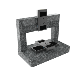 XYZ system with controller | flexible configuration | XY ball screw, DC motor, cross roller XYZ system with controller | flexible configuration | XY ball screw, DC motor, cross roller