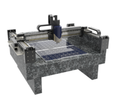 XYZ positioning system for inspection & metrology by laser, optics e.g. solar cells, wafers | Stroke 1200 x 1400 x 200 mm - Inspection and Mikroscopy