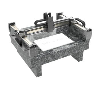 XYZ gantry for highly dynamic laser applications | XY linear motor, profile rail | Z ball screw, AC servo | Stroke 1200 x 1400 x 200 mm XYZ gantry for highly dynamic laser applications | XY linear motor, profile rail | Z ball screw, AC servo | Stroke 1200 x 1400 x 200 mm