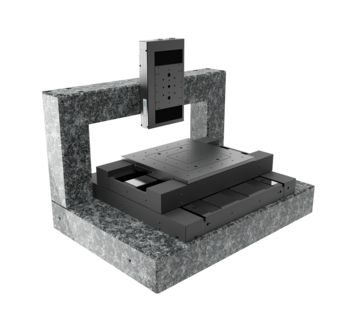 XYZ Messsystem für variable und bewegte Lasten | XY Kugelgewinde, Kreuzrolle, DC-Motor, Linearmessystem