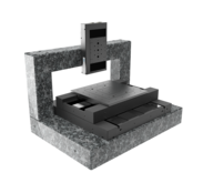 XYZ Messsystem für variable und bewegte Lasten | XY Kugelgewinde, Kreuzrolle, DC-Motor, Linearmessystem